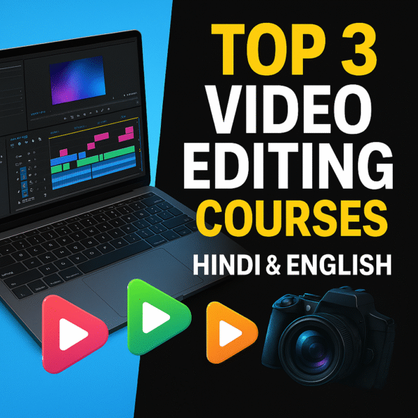 VIDEO EDITING COURSES HINDI&ENGLISH